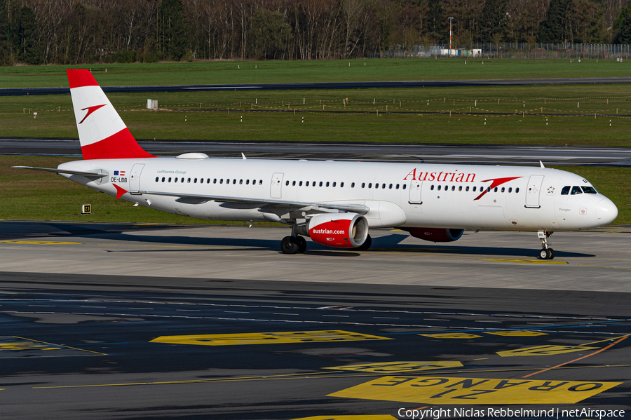 Austrian Airlines Airbus A321-111 (OE-LBB) | Photo 563108