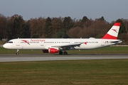 Austrian Airlines Airbus A321-111 (OE-LBB) at  Hamburg - Fuhlsbuettel (Helmut Schmidt), Germany