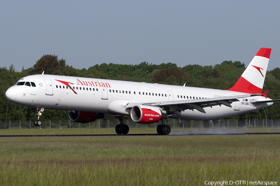 Austrian Airlines Airbus A321-111 (OE-LBB) | Photo 567499
