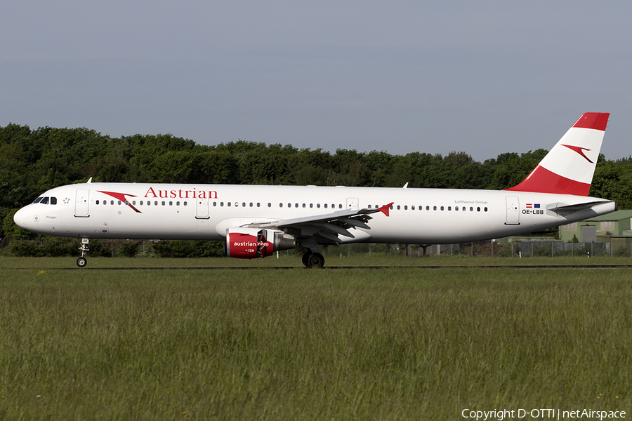 Austrian Airlines Airbus A321-111 (OE-LBB) | Photo 567500
