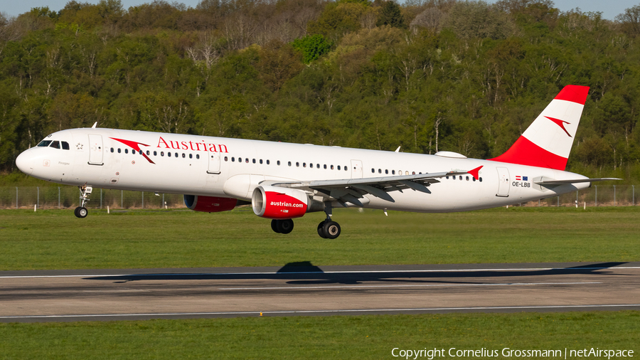 Austrian Airlines Airbus A321-111 (OE-LBB) | Photo 682497