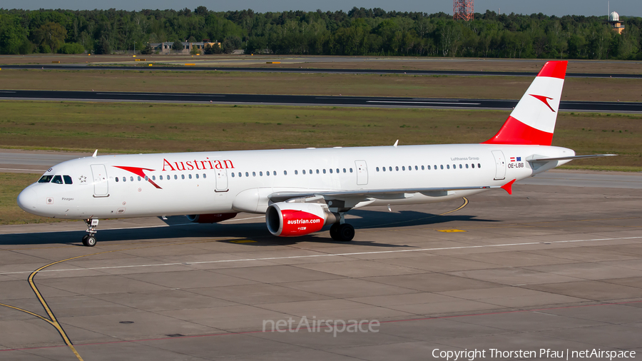Austrian Airlines Airbus A321-111 (OE-LBB) | Photo 437197