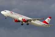 Austrian Airlines Airbus A321-111 (OE-LBC) at  Dusseldorf - International, Germany