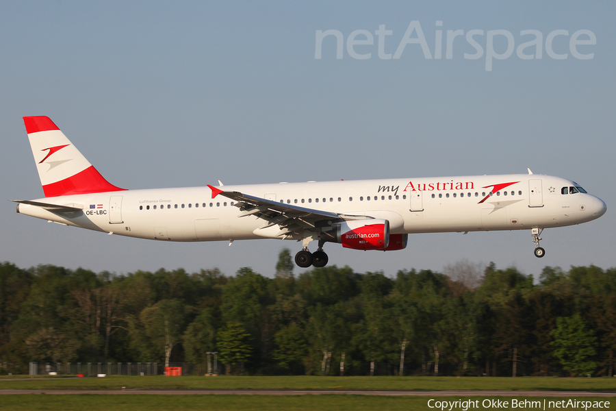 Austrian Airlines Airbus A321-111 (OE-LBC) | Photo 107858