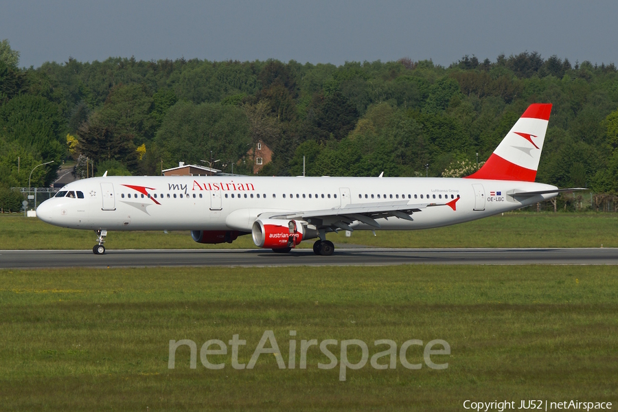 Austrian Airlines Airbus A321-111 (OE-LBC) | Photo 108805