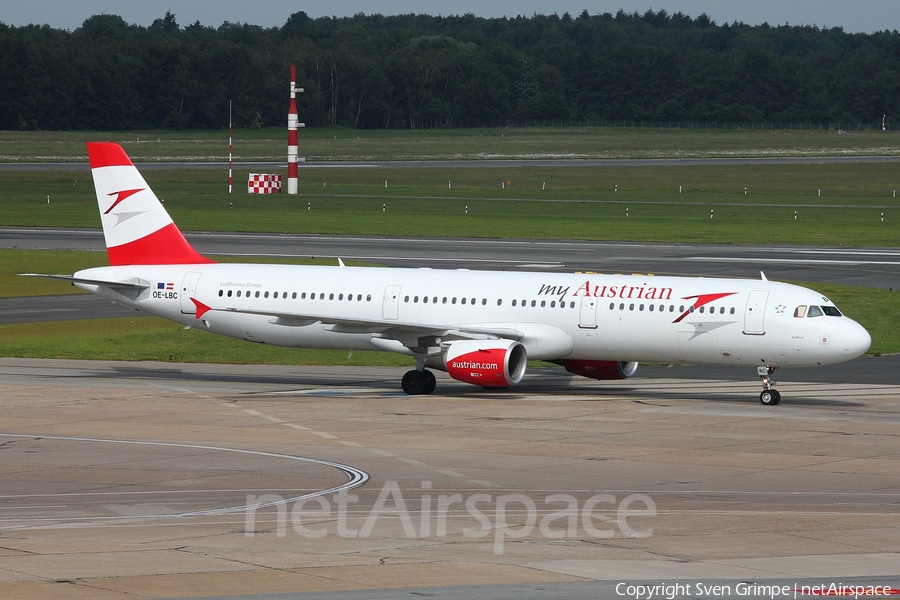 Austrian Airlines Airbus A321-111 (OE-LBC) | Photo 110286
