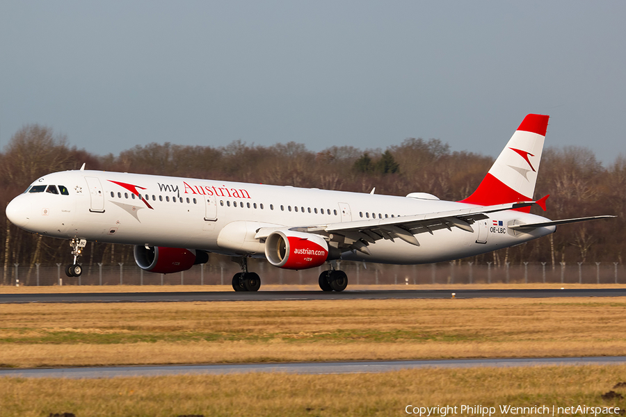Austrian Airlines Airbus A321-111 (OE-LBC) | Photo 148814
