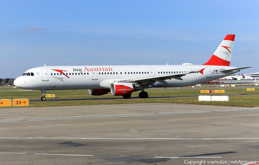 Austrian Airlines Airbus A321-111 (OE-LBC) | Photo 151817