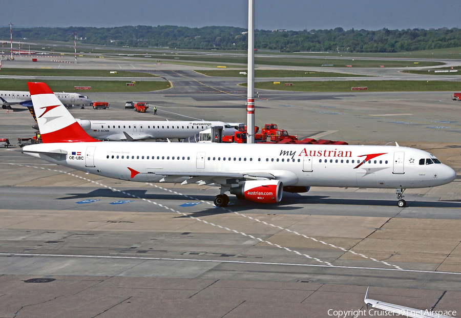 Austrian Airlines Airbus A321-111 (OE-LBC) | Photo 159948