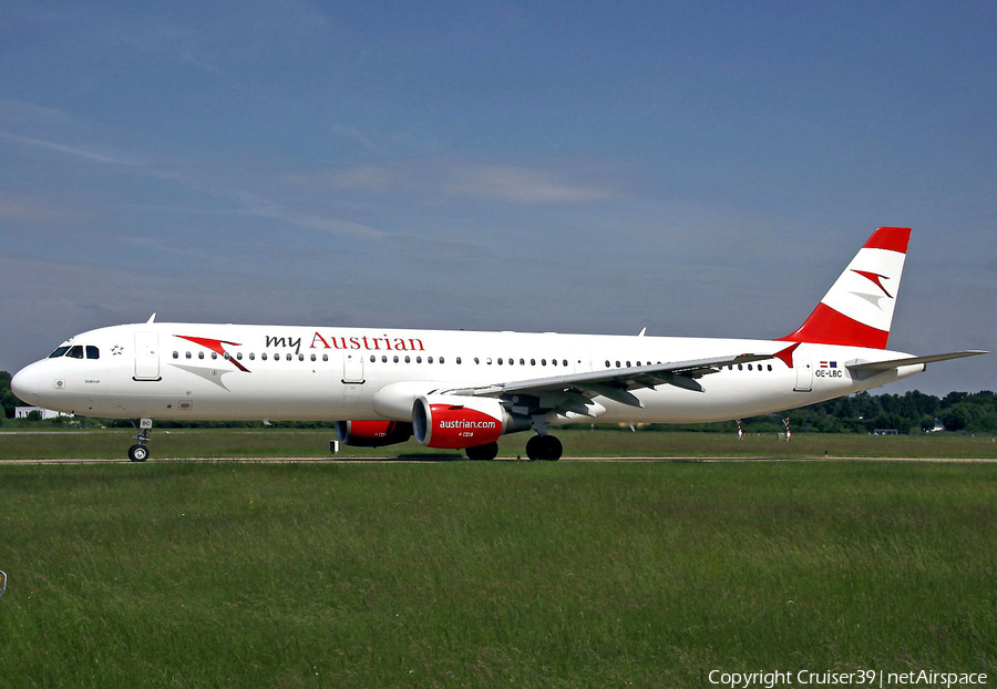 Austrian Airlines Airbus A321-111 (OE-LBC) | Photo 160948