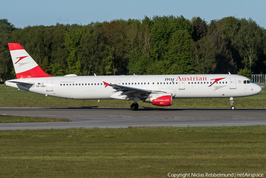 Austrian Airlines Airbus A321-111 (OE-LBC) | Photo 319244