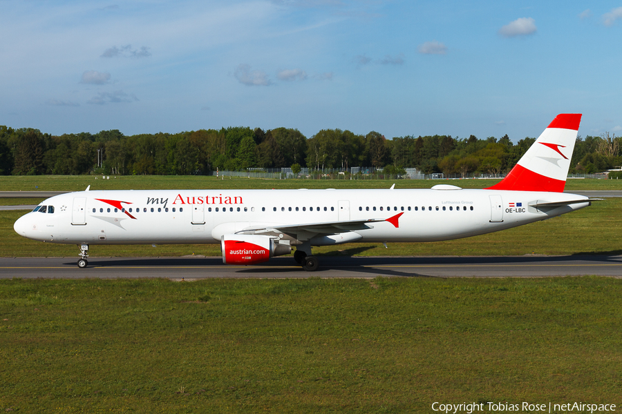 Austrian Airlines Airbus A321-111 (OE-LBC) | Photo 324887