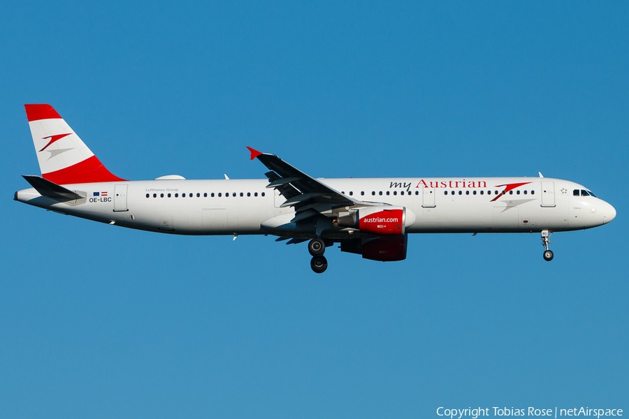 Austrian Airlines Airbus A321-111 (OE-LBC) | Photo 341871