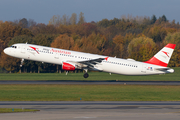 Austrian Airlines Airbus A321-111 (OE-LBC) at  Hamburg - Fuhlsbuettel (Helmut Schmidt), Germany