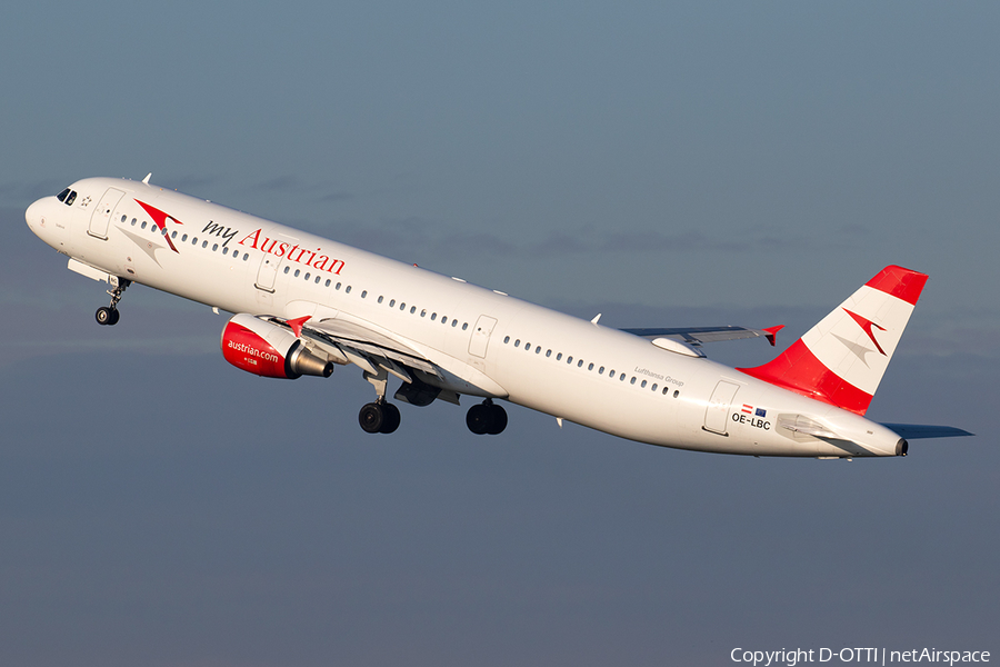 Austrian Airlines Airbus A321-111 (OE-LBC) | Photo 357808