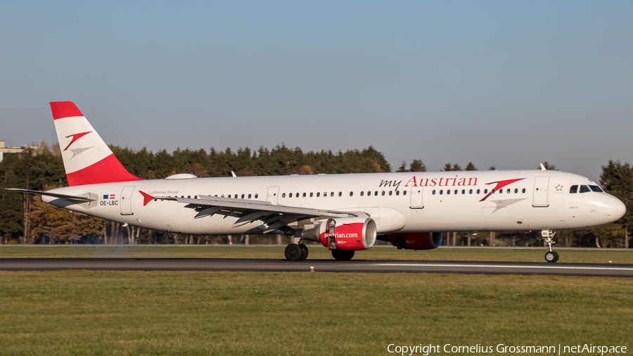 Austrian Airlines Airbus A321-111 (OE-LBC) | Photo 421219