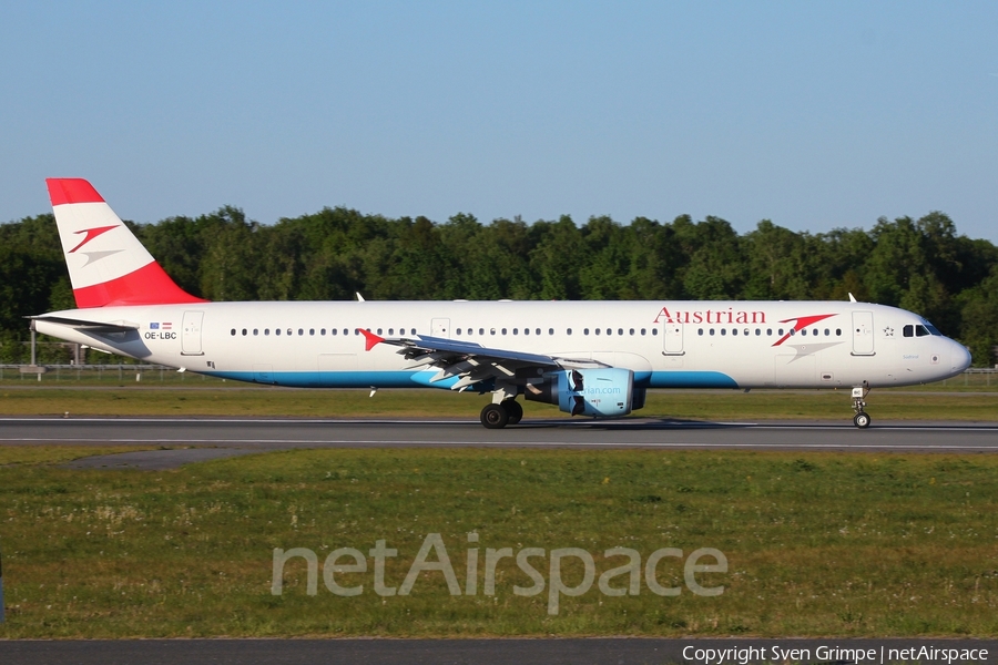 Austrian Airlines Airbus A321-111 (OE-LBC) | Photo 441588