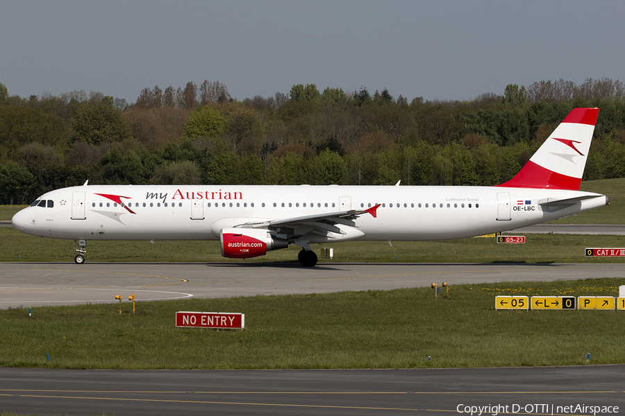 Austrian Airlines Airbus A321-111 (OE-LBC) | Photo 554679