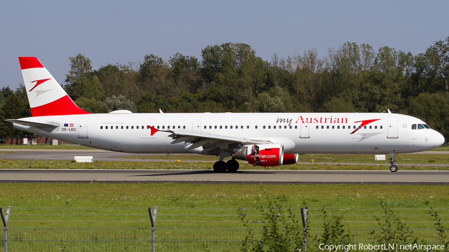 Austrian Airlines Airbus A321-111 (OE-LBC) | Photo 590983
