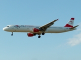 Austrian Airlines Airbus A321-111 (OE-LBC) at  London - Heathrow, United Kingdom