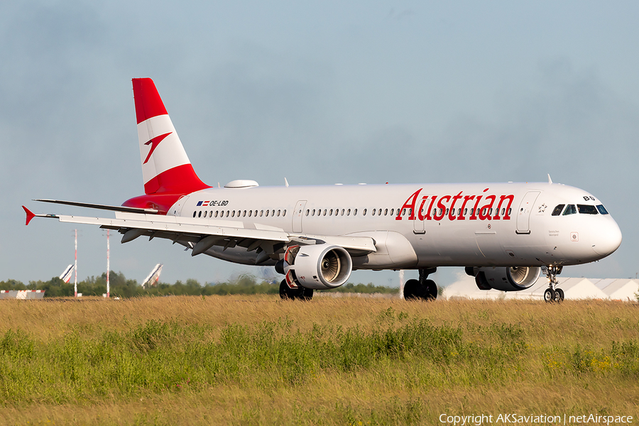 Austrian Airlines Airbus A321-211 (OE-LBD) | Photo 334758