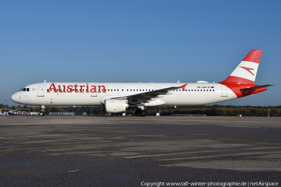 Austrian Airlines Airbus A321-211 (OE-LBD) | Photo 453970