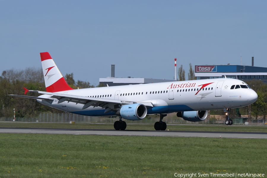 Austrian Airlines Airbus A321-211 (OE-LBD) | Photo 107196