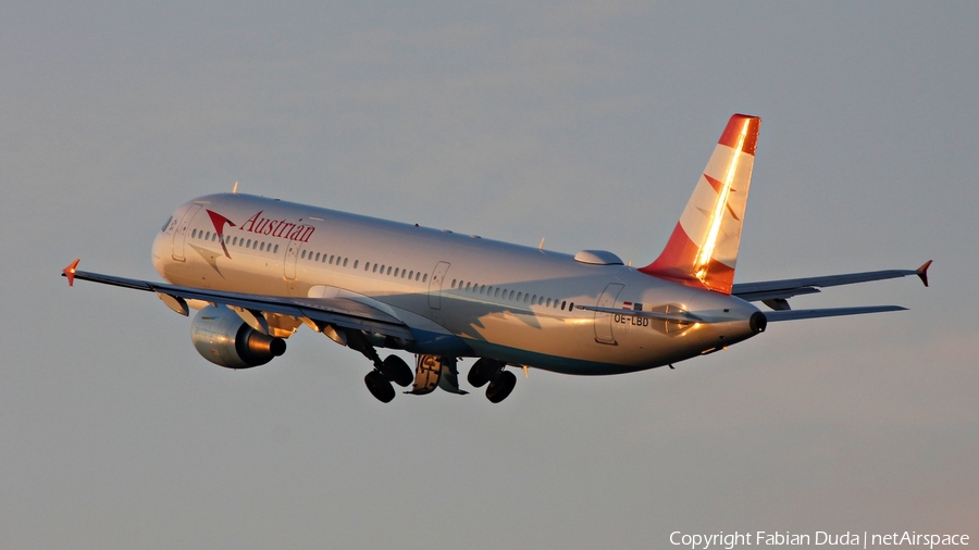 Austrian Airlines Airbus A321-211 (OE-LBD) | Photo 253254