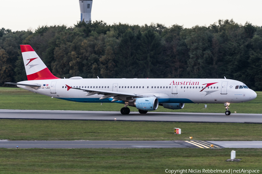 Austrian Airlines Airbus A321-211 (OE-LBD) | Photo 266744