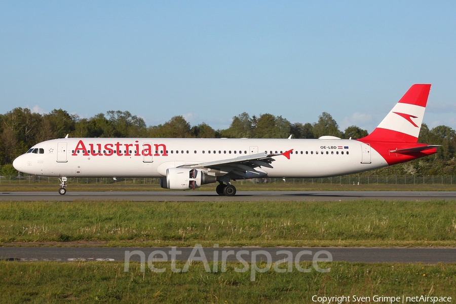 Austrian Airlines Airbus A321-211 (OE-LBD) | Photo 320088