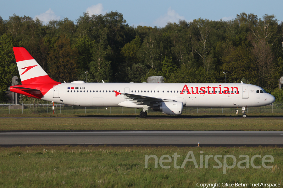 Austrian Airlines Airbus A321-211 (OE-LBD) | Photo 323944