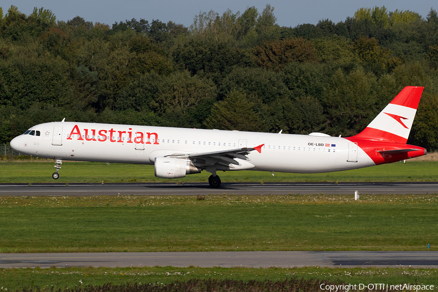 Austrian Airlines Airbus A321-211 (OE-LBD) | Photo 348178