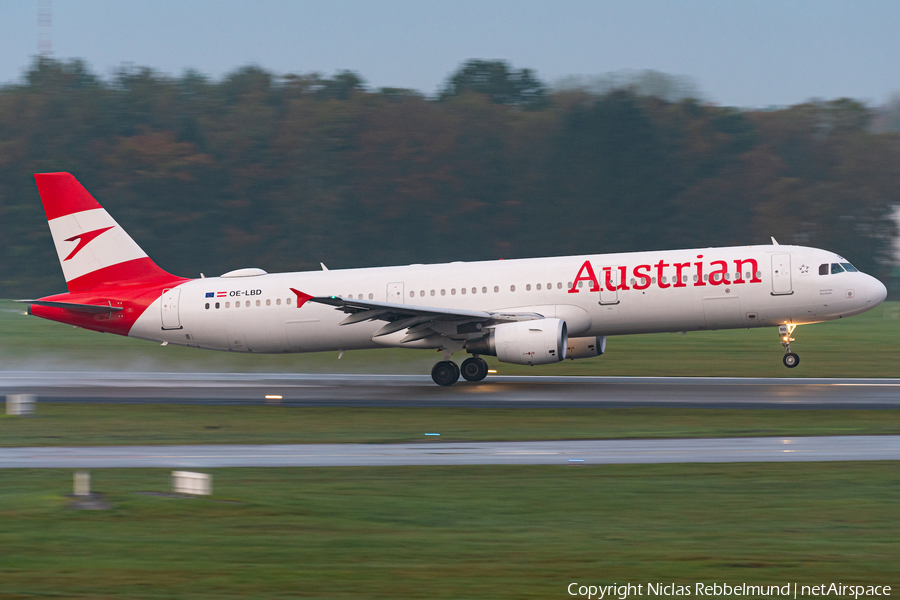 Austrian Airlines Airbus A321-211 (OE-LBD) | Photo 353800