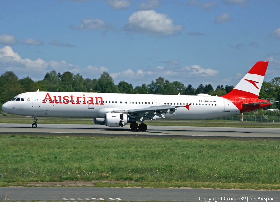 Austrian Airlines Airbus A321-211 (OE-LBD) | Photo 359232