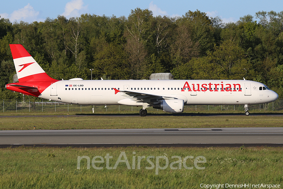 Austrian Airlines Airbus A321-211 (OE-LBD) | Photo 444100