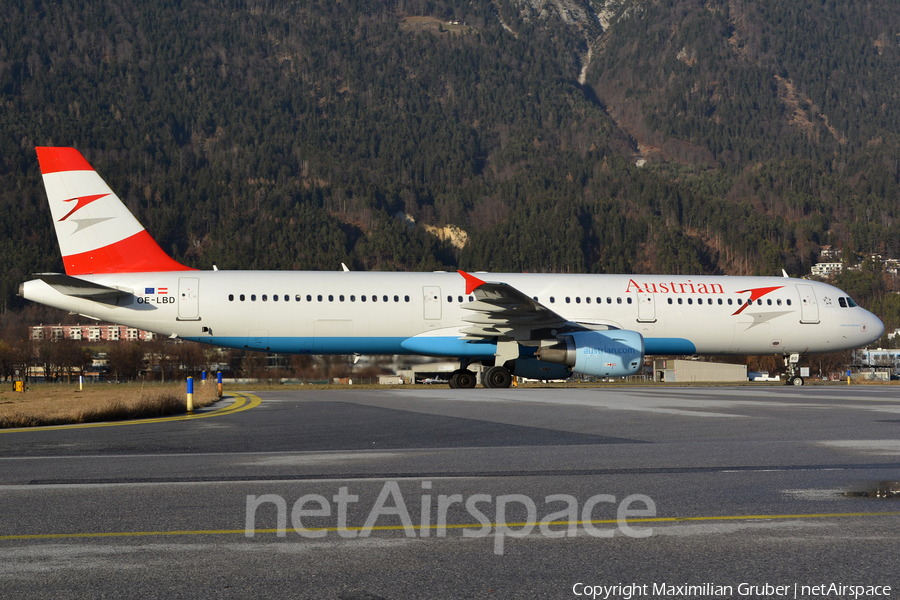 Austrian Airlines Airbus A321-211 (OE-LBD) | Photo 131805