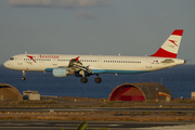 Austrian Airlines Airbus A321-211 (OE-LBD) at  Gran Canaria, Spain