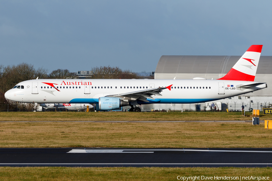 Austrian Airlines Airbus A321-211 (OE-LBD) | Photo 219812