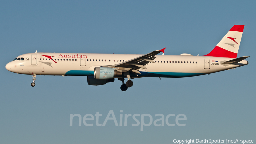 Austrian Airlines Airbus A321-211 (OE-LBE) | Photo 358629