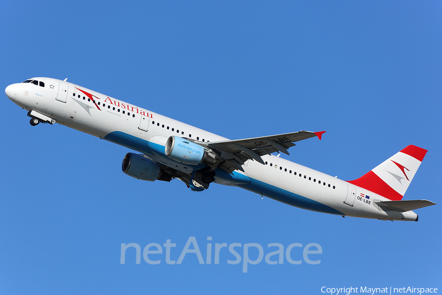 Austrian Airlines Airbus A321-211 (OE-LBE) | Photo 230190