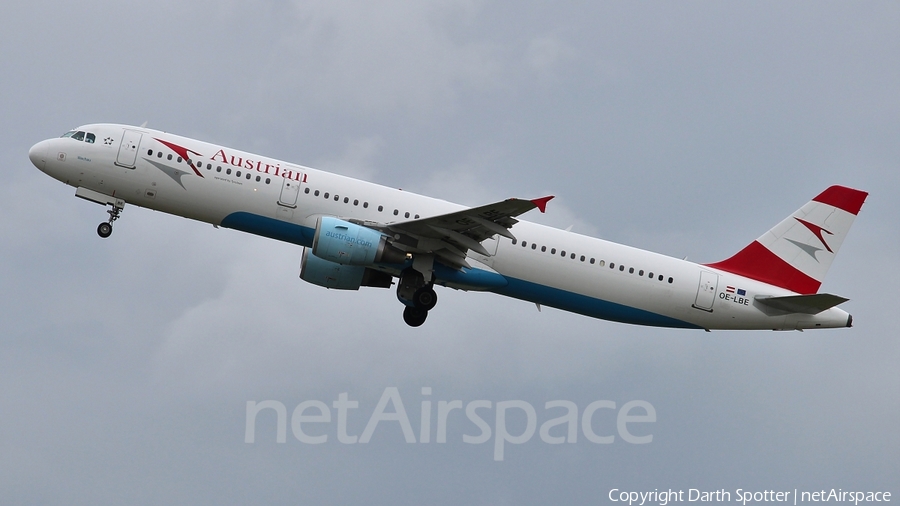 Austrian Airlines Airbus A321-211 (OE-LBE) | Photo 222349