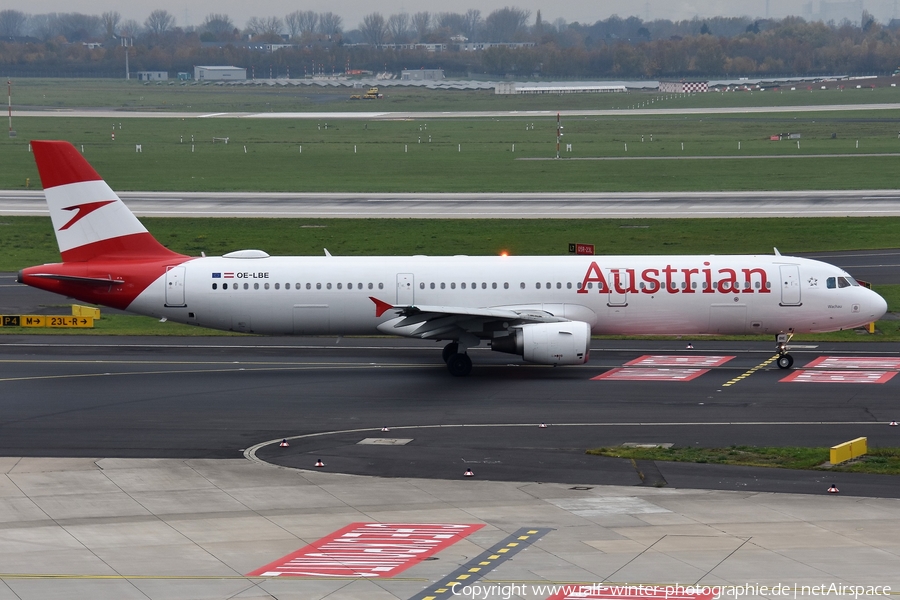 Austrian Airlines Airbus A321-211 (OE-LBE) | Photo 430687