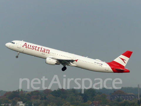 Austrian Airlines Airbus A321-211 (OE-LBE) at  Dusseldorf - International, Germany