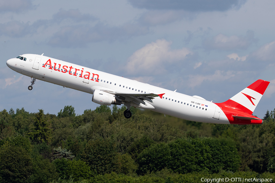 Austrian Airlines Airbus A321-211 (OE-LBE) | Photo 327068