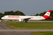 Austrian Airlines Airbus A321-211 (OE-LBE) at  Hamburg - Fuhlsbuettel (Helmut Schmidt), Germany