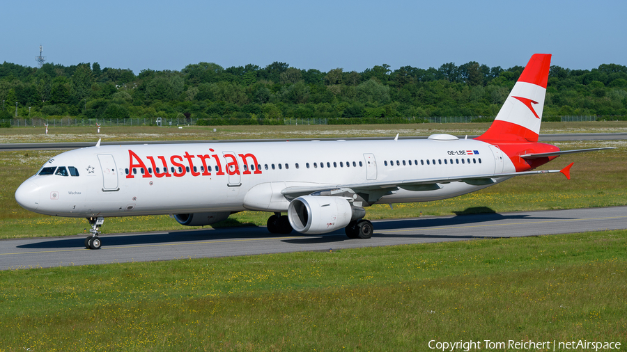 Austrian Airlines Airbus A321-211 (OE-LBE) | Photo 511923