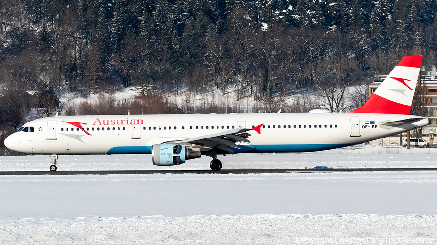Austrian Airlines Airbus A321-211 (OE-LBE) | Photo 289125