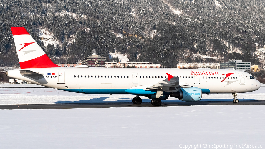 Austrian Airlines Airbus A321-211 (OE-LBE) | Photo 289126