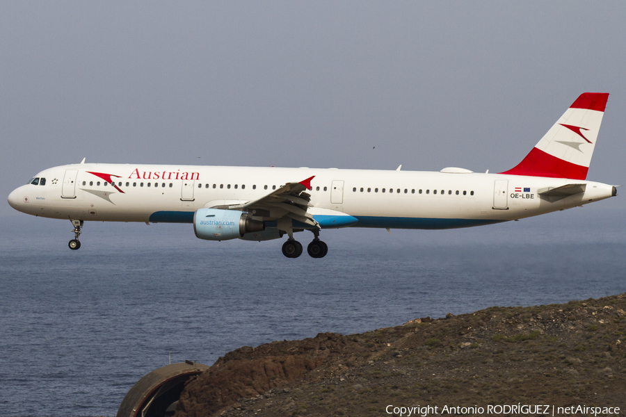 Austrian Airlines Airbus A321-211 (OE-LBE) | Photo 156295