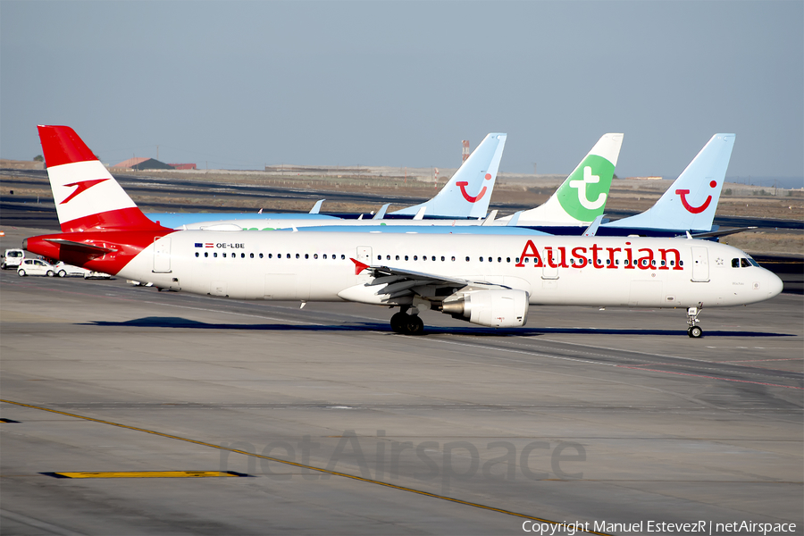 Austrian Airlines Airbus A321-211 (OE-LBE) | Photo 385502